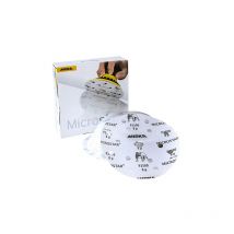 Mirka Mikro Schleifscheiben P2500 – 125 mm – 50 Stück – Aluminiumoxid – für Lackfehler und transparente Oberflächen