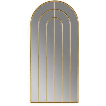Fijalo - Miroir 72x2x150 Métal Doré