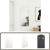 Miroir 90x45 cm Verre - Miroir Mural - Miroir Moderne - Miroir Salle De Bain - Décoration Murale - Miroir Grand Format