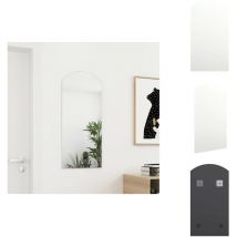 Miroir 90x45 cm Verre - Miroir Mural - Miroir Moderne - Miroir Salle De Bain - Décoration Murale - Miroir Grand Format