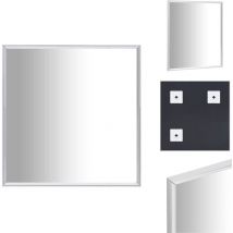 Vidaxl - Miroir Argenté 60x60 cm - Miroir Design - Miroir Moderne - Miroir Rectangulaire - Miroir Argenté - Miroir Décoratif