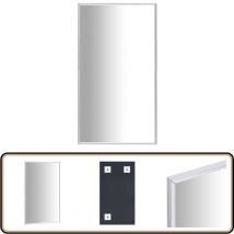 Vidaxl - Miroir Argenté 80x60 cm - Miroir Décoratif - Miroir Moderne - Miroir Design - Miroir Argenté - Miroir Mural
