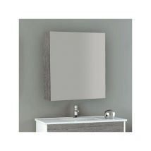 Miroir armoirette, un ou trois miroirs de porte, différentes tailles et couleurs 60 cm Chêne smoky