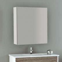 Miroir armoirette, un ou trois miroirs de porte, différentes tailles et couleurs 60 CM Blanc
