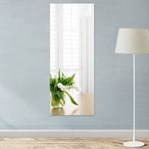 Miroir Autocollant,Miroir Adhesif Mural,40 x 122 cm Miroir Autocollant Adhésif Flexibles Carreaux de Miroir 0.3mm Miroir sans Cadre,Feuille Miroir