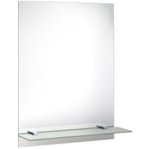 Miroir avec étagère 60x80cm avec fixations