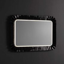 Miroir Avec Vitrine Noire Réversible 94X68