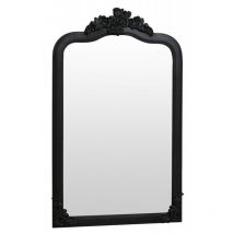 Decoration D ’ Autrefois - Miroir Baroque - Bois - Noir - Interior's