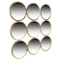 Miroir cercles 83x2x83cm