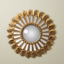 Miroir convexe doré Doplo 38cm