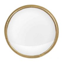 Miroir convexe Edman rond doré 15cm