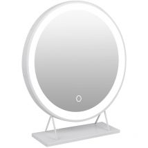 Yongqing - Miroir de Maquillage avec lumière écran Tactile à intensité Variable éclairage 3 Couleurs Blanc
