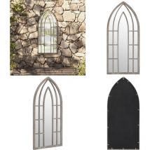 Miroir de jardin Sable 100x45cm Fer pour utilisation extérieure - Miroir De Jardin - Miroir Extérieur - Décoration Jardin - Miroir Design - Miroir