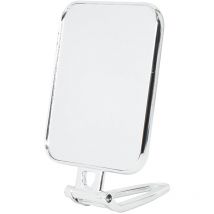 Miroir de Maquillage avec Poignée, Miroir de Poche de Voyage Double Face Miroir cosmétique pivotant à 270°, Miroir de Maquillage Pliable Miroir sur