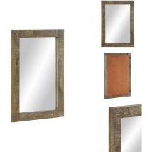 Miroir de salle de bain 50x2,5x70 cm bois de manguier massif - Miroir De Salle De Bain - Miroirs De Salle De Bain - Miroir - Miroir De Maquillage