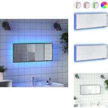 Miroir de salle de bain à led sonoma gris bois d'ingénierie - Miroir De Salle De Bain - Miroirs De Salle De Bain - Miroir De Bain - Miroir De Toilette