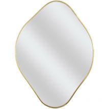 Miroir diamant 60 cm doré