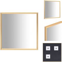 Vidaxl - Miroir Doré 40x40 cm - Miroir Décoratif - Miroir Moderne - Miroir Doré - Miroir Design - Miroir Mural