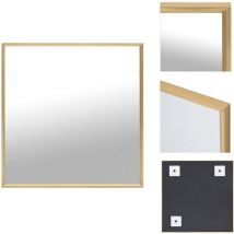 Vidaxl - Miroir Doré 50x50 cm - Miroir Décoratif - Miroir Mural - Miroir Doré - Miroir Design - Miroir Moderne