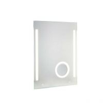 Banyo - Miroir Earline + eclairage variable et miroir cosmetique,2 interrupt. sensitifs, 1000x800mm, 11,5W