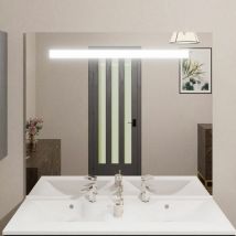 Elegance - Miroir lumineux 120x105 cm - avec interrupteur sensitif