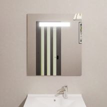 Creazur - Miroir lumineux elegance 70x80 cm - sans interrupteur