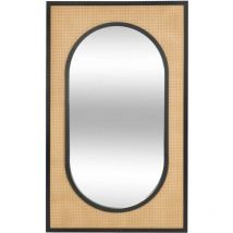 Miroir en cannage