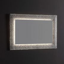 Iperbriko - Miroir en verre fusionné rétroéclairé 90x62