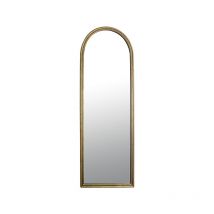 Miroir fenêtre en métal doré 170x60cm