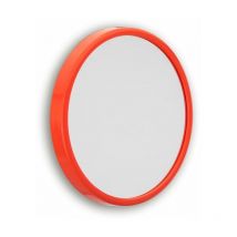 Miroir Grossissant Avec Ventouses Et Corniche Rouge