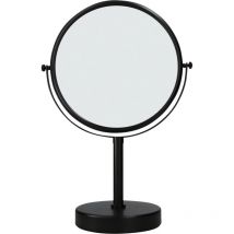 JVD - Miroir fiesta Noir Mat sur pied - Matériel professionnel