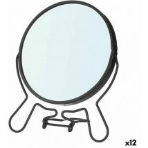 Berilo - Beryl Mirror de Miroir grossissant Fer noir 13 x 15,3 x 1,5 cm (12 pcs.)