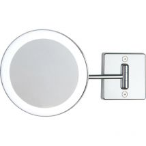 Koh-i-noor - Miroir grossissant x2 à led alimentation direct argent C351KK2