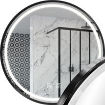 Miroir LED 50cm MMJ Black
