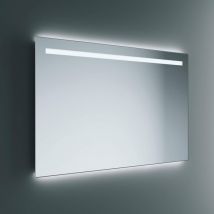Lineabeta - Miroir led Europa 100x80cm avec cadre blanc anti-buée