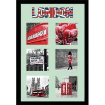 Miroir london westminster – Miroir sur pied – Dimensions : 20 x 30 cm – Verre, PVC