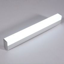 Galozzoit - Miroir Lumière Carré Salle De Bains Vanité Applique Murale Avec Abat-Jour Fermé En Acier Inoxydable + Acrylique Armoire De Maquillage