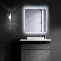 Ledimex - Miroir Salle De Bains Lumineux Dinamarca Avec Éclairage Rétro-éclairé Installation Verticale 60x80 By Sanizéo