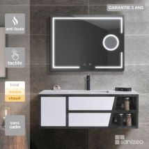 Ledimex - Miroir Malt Dimensions miroir: Hauteur 80 Longueur 100