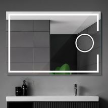 Ledimex - Miroir Malt Dimensions miroir: Hauteur 80 Longueur 90