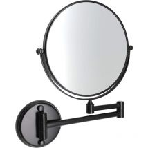 Vuszr - Miroir Maquillage Mural, Miroir Grossissant Lumineux Mural, Miroir Mural Double Face 1X / 10X, Miroir Cosmétique Extension 360° Pivotant