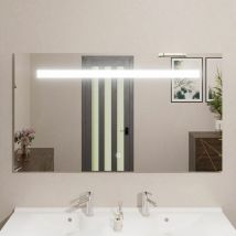 Miroir lumineux ELEGANCE 140x80 cm - avec interrupteur sensitif