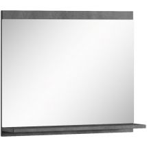 Miroir avec étagère Montreal Badplaats 60 x 12 x 50 cm - Gris