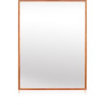 Casa Chic - Miroir mural - croxley by Blumfeldt - cadre métallique - 90 x 60 cm - doré rose