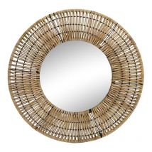 Miroir dewall dkd home decor natural brown 60 x 6 x 60 cm urban