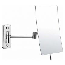 Sevengirl - Miroir Mural Grossissant x3 Fois grossissement-Extension Pliant-360 Degrés Rotation Miroir Grossissant Miroir Salle De Bain avec Le Forage