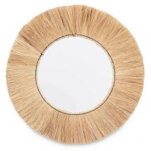 Giftdecor - Gift Decor Mirror de Wall Brown Glass Grass 79 x 79 x 3 cm