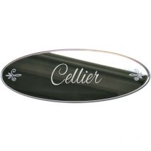 Miroir plaque de porte cellier shabby (PLEXIMIROIR030)