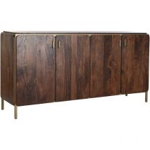 Commode Acier Mangue 160X40X81 Marron