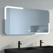 Distribain - Miroir rectangulaire à led prisma 1400